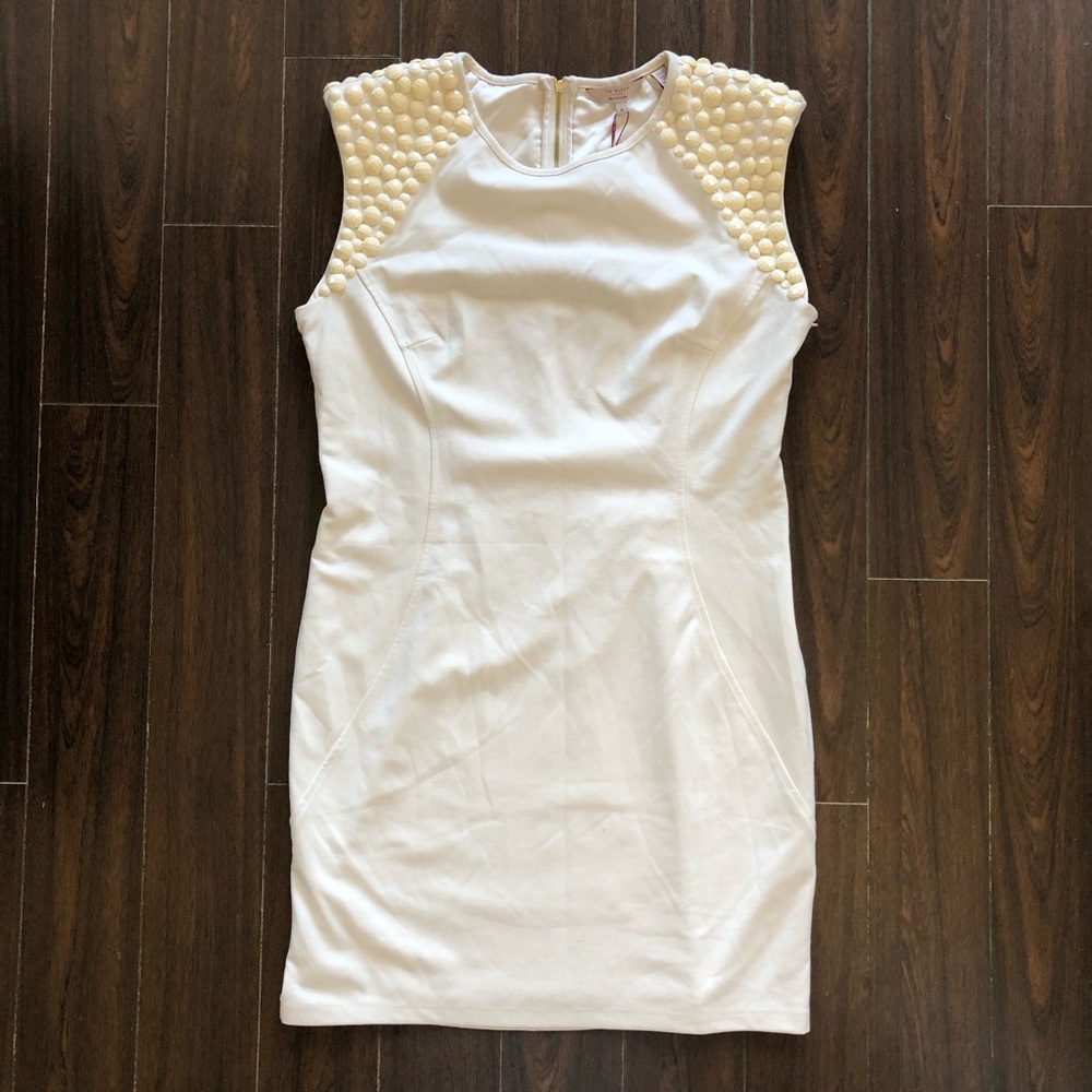 Ted Baker off white/cream dress